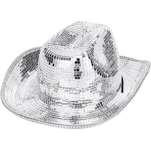 Mirrored Disco Ball Cowboy Hat